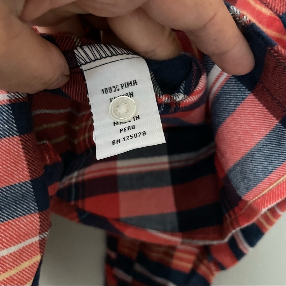Psycho Bunny plaid button down shirt NWOT - Picture 6 of 6